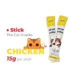 [1 Stick] Cat Snack Stick/ Treats - Chicken / Tuna / Salmon - Cat Wet Food - Makanan Kucing Basah hanya RM0.15 di Shopee