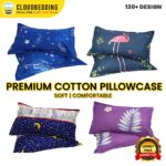 100% Premium Cotton Pattern Sarung Bantal Tidur Sarung Bantal Kepala Selesa Cadar Bedsheet Pillow Case 47*74cm hanya RM1.44 di Shopee