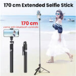 170cm Selfie Stick Tripod Mobile Phone Holder Monopod Bluetooth Remote Shutter Portable Tripods For Tiktok Live hanya RM17.90 di Shopee