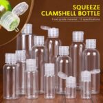 1PCS 10-120ml Plastic PET Lid Lotion Bottles Clear Flip Refillable Empty Plastic Sample Bottle Butterfly Cap Makeup Tool hanya RM0.23 di Shopee