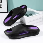 2023 new 35-45 Men's Slippers Summer Outer Wear Trendy Anti-Slip Men's and Women's Soft Waterproof Home Sports Slippers 5colors hanya RM75.00 di Shopee