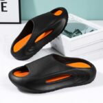 2023 new 35-45 Men's Slippers Summer Outer Wear Trendy Anti-Slip Men's and Women's Soft Waterproof Home Sports Slippers 5colors hanya RM75.00 di Shopee