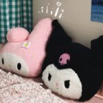 40cm Cartoon Kuromi Doll Stuffed Toys Children Sanrio Plush Toys Sofa Large Throw Pillow Creative Couple Bed Pillow Cushion Cute Doll Gift for Kids Cute Doll Pillow hanya RM18.50 di Shopee