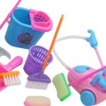 9pcs/set Mini Pretend Play Mop Broom Toys Cute Kids Cleaning Furniture Tools Kit House Clean CHSG hanya RM6.26 di Shopee