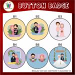 [BEST IN PERAK] Button Badge|Button Badges|Button Badges Custom hanya RM0.48 di Shopee