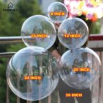 Balloon Bobo Transparent Oval (8/12/16/20/24/36") hanya RM0.16 di Shopee