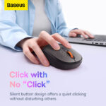 Baseus Mouse Bluetooth Wireless Computer Keyboard and Mouse Combo with 2.4GHz USB Nano Receiver for PC MacBook Tablet Laptop hanya RM37.29 di Shopee