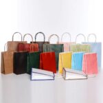 CHEAPEST in SHOPEE  Plain Colour Kraft Paper Bag Birthday Paper Bag Shopping Paper Bag Door Gift Paper Bag hanya RM0.38 di Shopee