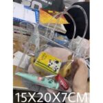 Clear PVC Tote Bag with Button / Transparent Shopping Bag / Fancy Shopping Packaging Bag / Beautiful Travel Accessories hanya RM0.61 di Shopee