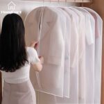 Clothes Dust Cover Transparent Dust Bag Hanging Cloth Pocket Washable Dust-Proof Suit Cover Coat Plastik baju cover hanya RM0.69 di Shopee