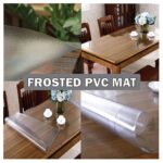 Custom   PVC Table Mat Water Proof transparent table cloth Alas Meja lutsinar Makan Alas Meja Plastik Coffee Table hanya RM1.00 di Shopee