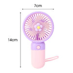 Cute Portable Hand Table Mini Clip Fan USB Charge Battery Desk Cooling Small Kipas YM88146B hanya RM3.49 di Shopee