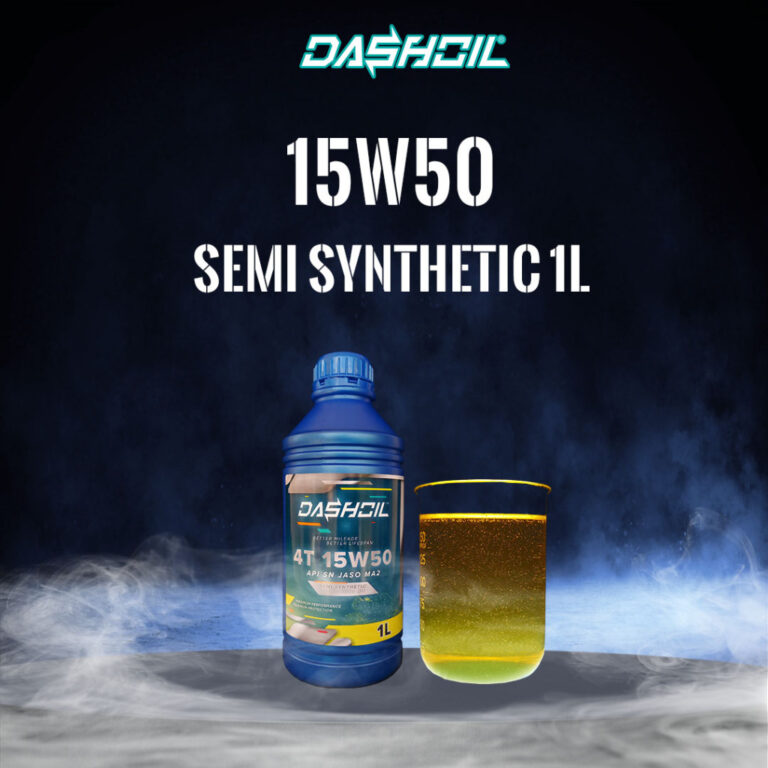 DashOil 4T 15w50 1L Semi Synthetic SN Motorcycle Engine Oil Minyak Hitam Pelincir Motor Motosikal LC135 Y15 DASH WAVE hanya RM32.00 di Shopee