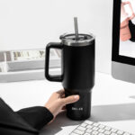 Diller Tumbler Thermos Mug With Handle And Straw Stainless Steel Vacuum Insulated Travel Coffee Cup Water Bottle 1300ml MLH9101 hanya RM58.99 di Shopee