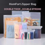 Double Matte Zip Lock Bag Plastic Zip Bag Zipper Bag Packaging Bag Travel Clothes Organizer Storage hanya RM0.10 di Shopee