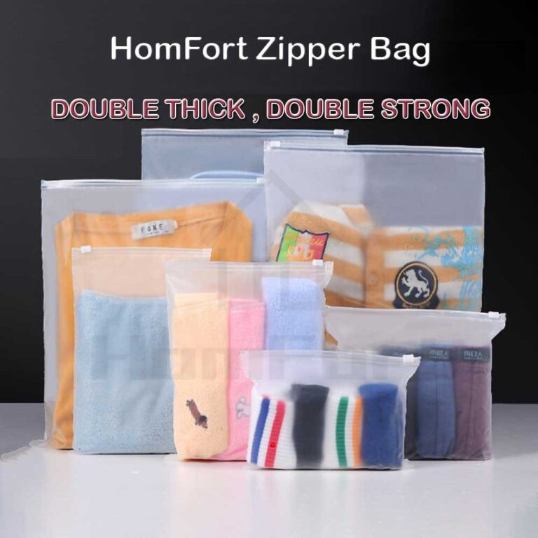 Double Matte Zip Lock Bag Plastic Zip Bag