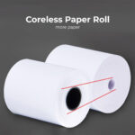 EPANDA Coreless Thermal Paper Roll Receipt Roll Thermal Receipt Paper Roll Kertas Resit Roll 80x60mm / 57x40mm hanya RM0.55 di Shopee