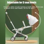 EvianAngel.Baby stroller adjustable seat tilt 360 adjustable folding stroller two-way portable 2way baby stroller hanya RM168.80 di Shopee