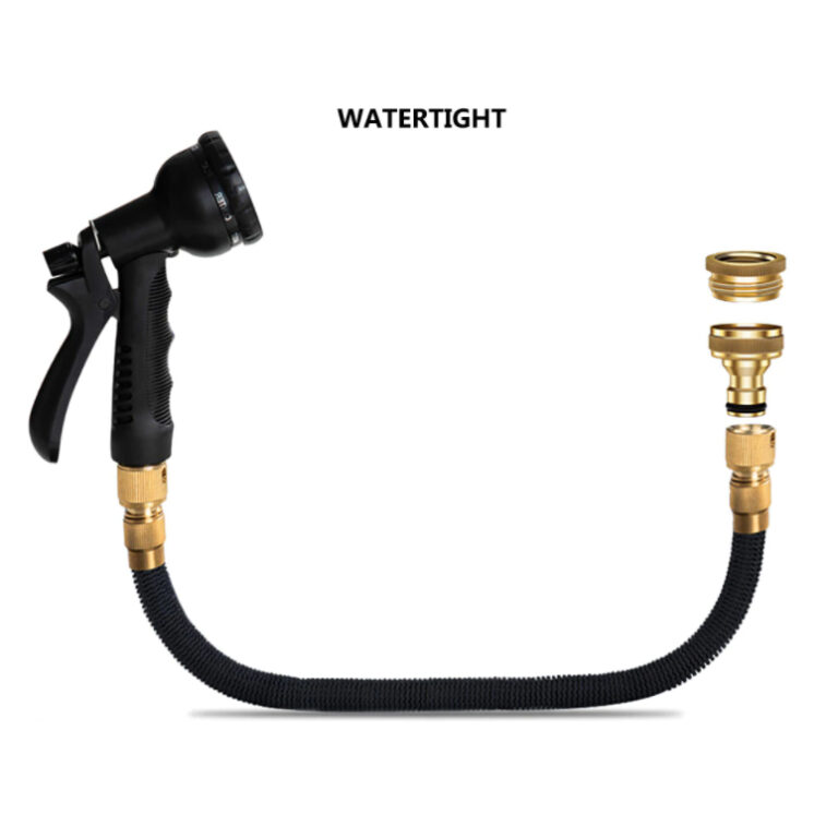 Expandable Garden Water Hose with 8 ways High-Pressure