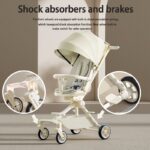 Foldable 4 Wheels Magic Stroller Two Way Baby Stroller Easy Foldable Ultralight Weight hanya RM75.80 di Shopee