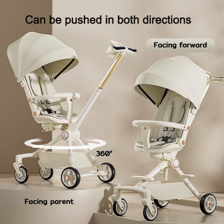 Foldable 4 Wheels Magic Stroller Two Way Baby Stroller Easy Foldable Ultralight Weight hanya RM75.80 di Shopee