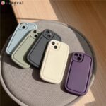 For Vivo V27 V25 V23 Pro 5G V25e V23e Y75 V21 V21s V21e Phone Case Round Oval Thicken Airbag Shockproof Candy Matte Plain Business Simple Soft Silicone Silicon Casing Cases Case Cover hanya RM5.48 di Shopee