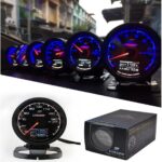 GReddy Style 2 In 1 Gauge / Meter with 7 Color - Turbo Boost / Water / Oil Temp / Oil press / Vacuum / Tacho RPM / Volt hanya RM88.00 di Shopee