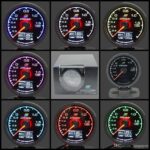 Greddy 2 In 1 Multi DA Gauge / Meter with 7 Color ( water temp / vaccum / turbo / rpm / oil temp / oil pressure ) hanya RM22.00 di Shopee