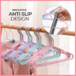 Hangers Premium Stainless Steel Anti Slip Hanger Baju [Ready Stock] High Quality Penyangkut Tudung hanya RM0.58 di Shopee