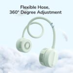 JISULIFE Neck Fan Portable USB Rechargeable Bladeless 360 Degree Adjustable 4 Speeds hanya RM52.90 di Shopee