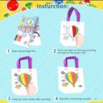 Kids DIY Painting Graffiti Double or Single sided Creative Drawing Eco Bag Party Gift Birthday Goodies Door Gift for kid hanya RM0.19 di Shopee