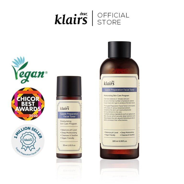 Klairs Supple Preparation Facial Toner - 2 Sizes [Gift for 180ml Only] Serum hanya RM16.80 di Shopee