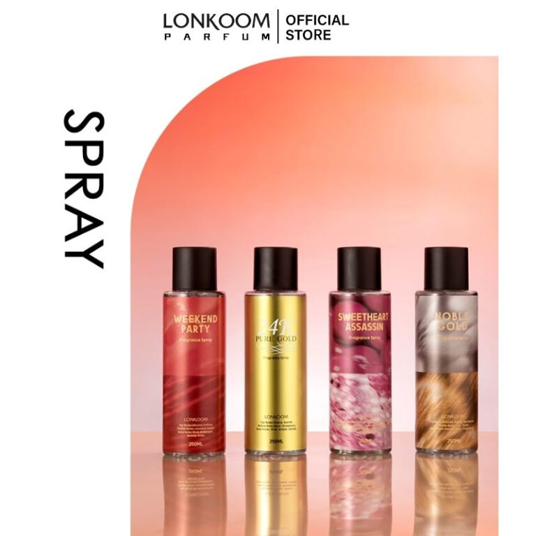 LONKOOM Fragrance Spray Sweetheart Assassin/24K Gold/Noble Gold/Weekend Party  Long-Lasting Fresh Air (250ml) hanya RM16.90 di Shopee