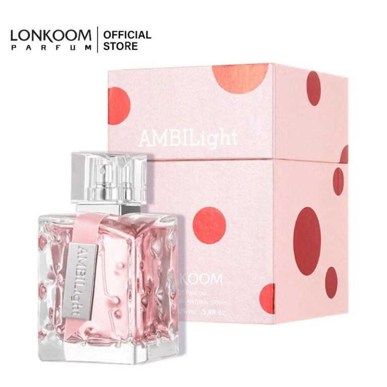 LONKOOM Perfume Ambilight Pink/Yellow EDP Floral-Fruity Women Gift Set (100ml) hanya RM41.00 di Shopee