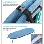 Locaupin Portable Folding Legs Ironing Board Heavy Duty Padded Space Saving Tabletop Home Apartment Dorm Use hanya RM49.90 di Shopee