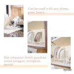 MOJOMORE Rak Pinggan Mangkuk Kitchen Dish Rack hanya RM4.00 di Shopee