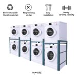 MOJOMORE Washing Drum Floor Machine Rak Dishwasher Microwave Oven Dryer Storage Shelf Double-layer rak mesin basuh hanya RM249.99 di Shopee