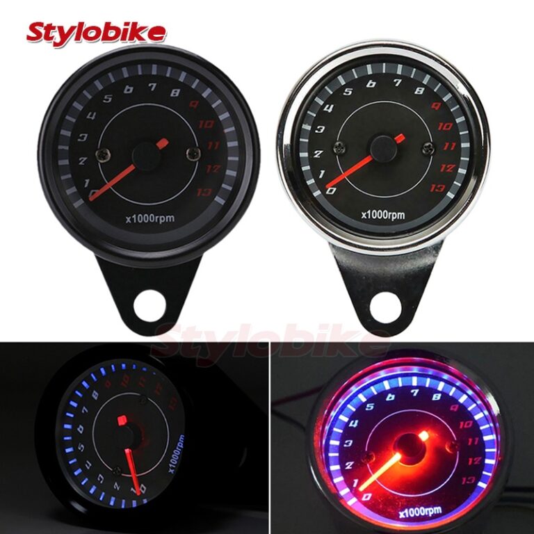 MOTORCYCLE RPM METER 12V TACHOMETER METER LED BACKLIGHT