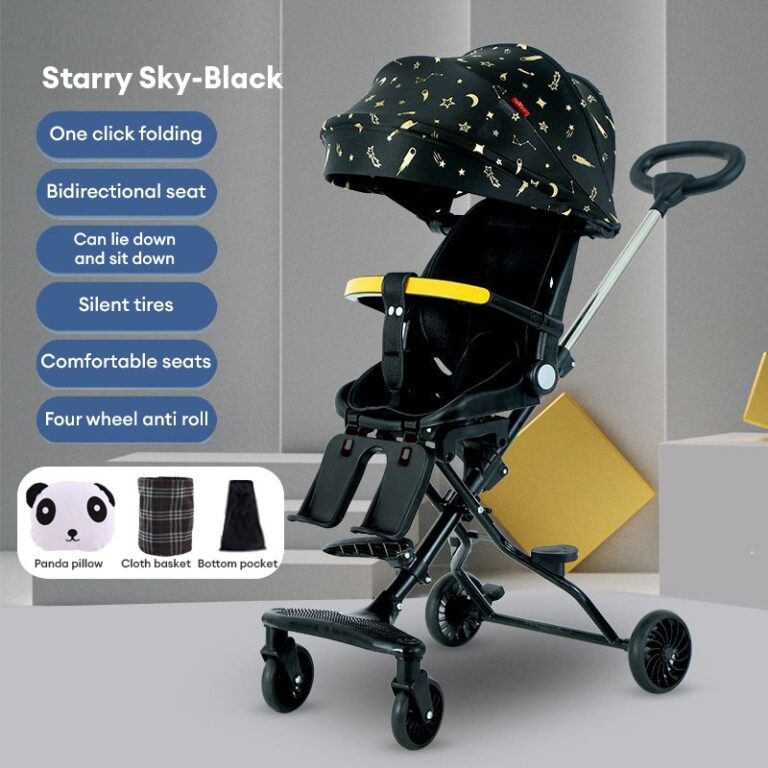 Magic Stroller Baby 360 Rotating Kids Stroller Two Way Magic Strollers Lightweight Foldable Baby Stroller 婴儿车 hanya RM129.00 di Shopee