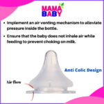 Mamababy Puting Baby Puting Botol Susu baby Wideneck for Baby Feeding bottle feeding nipple Replacement teats pacifier hanya RM0.62 di Shopee