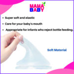 Mamababy Puting Baby Puting Botol Susu baby Wideneck for Baby Feeding bottle feeding nipple Replacement teats pacifier hanya RM0.62 di Shopee