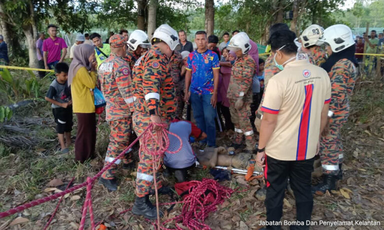 Maut lelaki setelah terjatuh ke dalam telaga di Pasir Mas