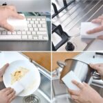 Melamine Sponge Magic Sponge Eraser Kitchen Melamine Sponge Cleaner Cleaning Sponge for Office Bathroom 魔术海绵橡皮擦 纳米清洁海绵 hanya RM0.15 di Shopee