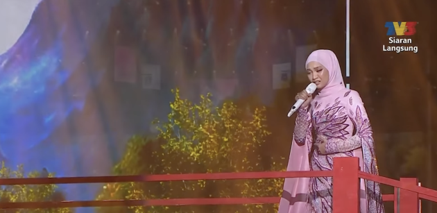 Nabila Razali Menerima Pujian Untuk Penyanyiannya Di #AJL38 Dengan Sokongan Suami