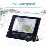 New Upgrade Solar Light 1000W lampu Solar outdoor lighting Flood Light IP67 Waterproof Remote Control Spotlight hanya RM11.90 di Shopee