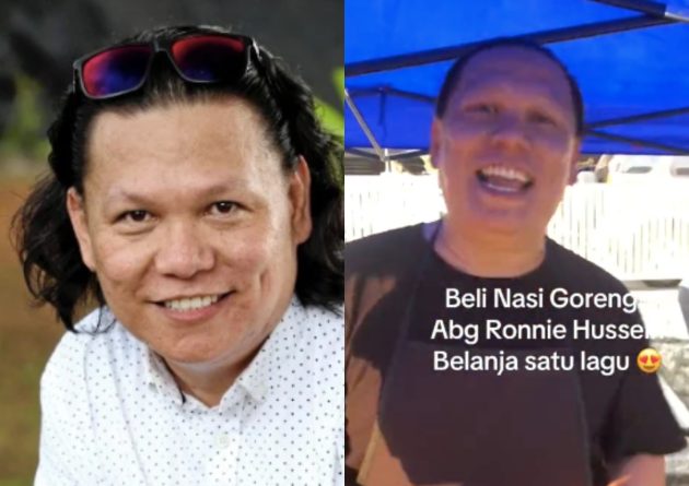 Nyanyian Spontan Ronnie Hussein Tarik Perhatian Pelanggan Di Bazar Ramadan Sambil Jual Nasi Goreng