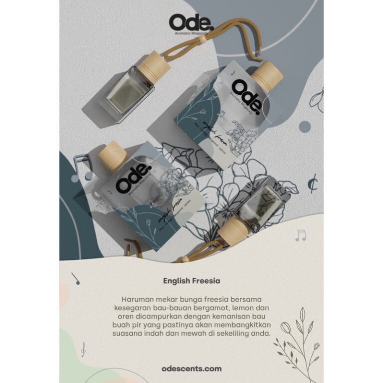 Ode.Scent - English Fresia hanya RM7.99 di Shopee