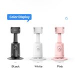 P01 Auto Face Tracking Phone selfie stick Smart 360°rotation holder AI Follow-Up video Vlog Live Gimbal Stabilizer Tripod for mobile hanya RM79.75 di Shopee