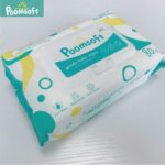 POOMSOFT Non Alcohol Baby Wet Wipes/Wet Tissue (80 Pcs/Pack) hanya RM23.00 di Shopee