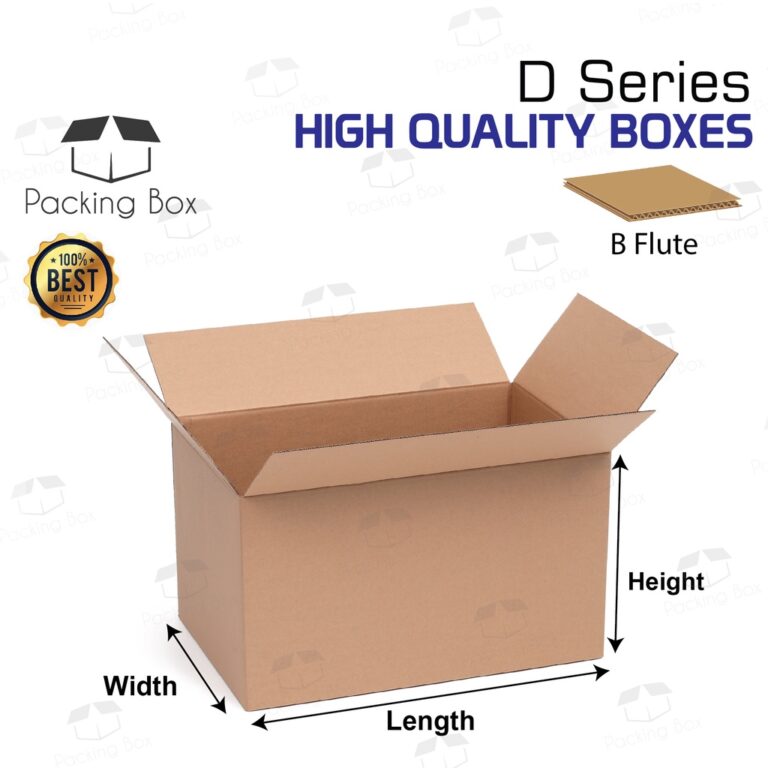 Packaging Box Carton Box Packing Box Paper Boxes Kotak - D Series Box hanya RM0.33 di Shopee